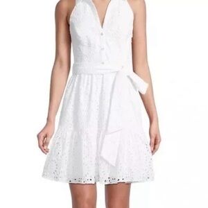 Lilly Pulitzer Trisha Eyelet Shirt Dress Size 4